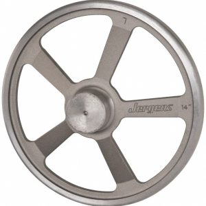 JERGENS Spoked Offset Handwheel: Plain Finish 22105