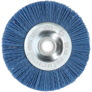 VALUE COLLECTION Wheel Brush: 4" Wheel Dia, Crimped 3515012555-1