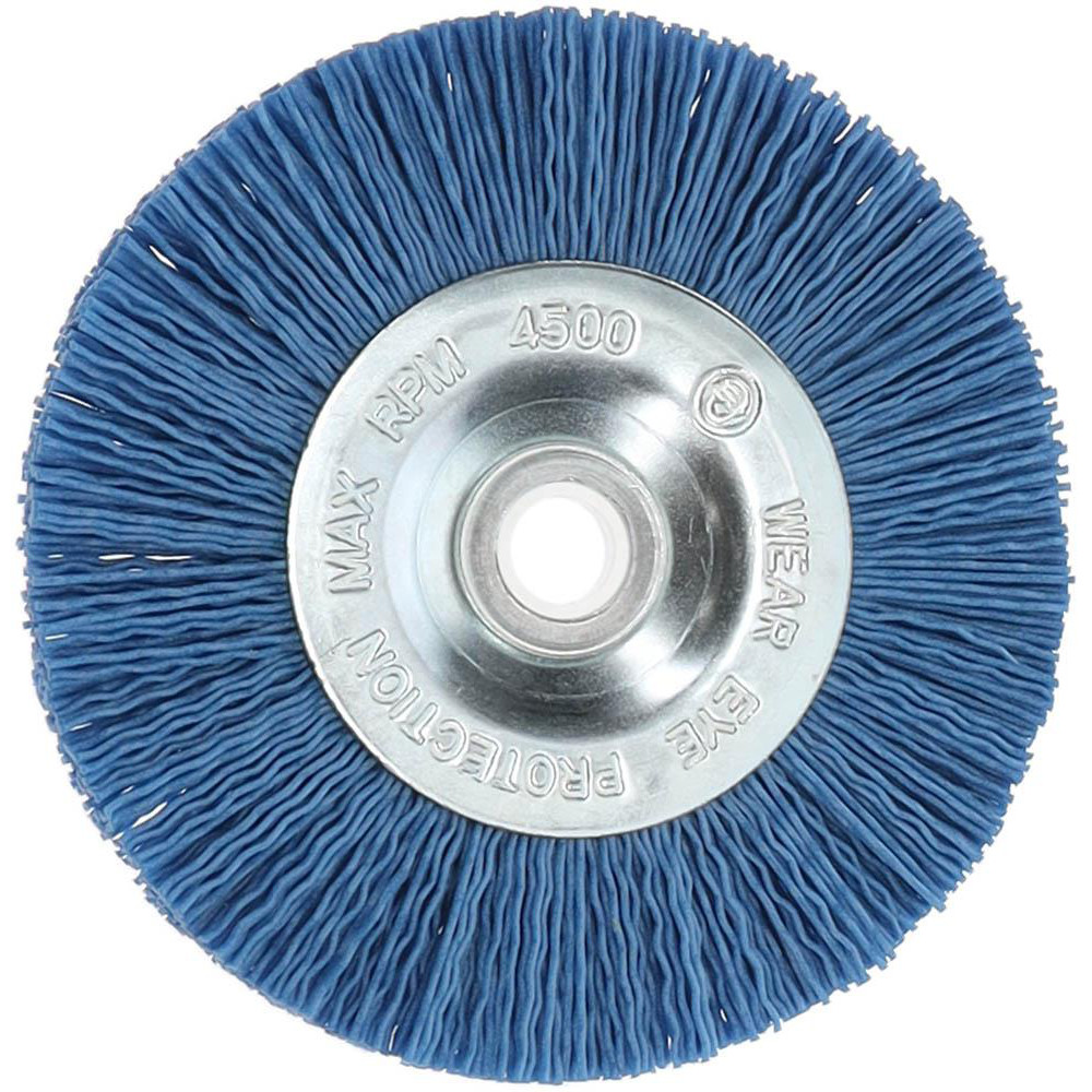 VALUE COLLECTION Wheel Brush: 4" Wheel Dia, Crimped 3515012555-1
