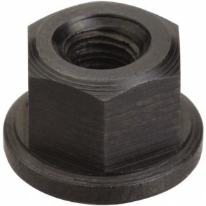 GIBRALTAR 7/16-14 Steel Black Oxide Spherical Flange Nut 41804G