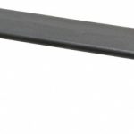 ELESA 7.05" Center to Center, 1.1" Wide Handle, Black Matte Finish Plastic Pull Handle 37201