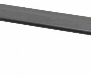 ELESA 7.05" Center to Center, 1.1" Wide Handle, Black Matte Finish Plastic Pull Handle 37201