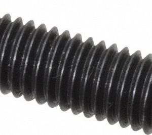 JERGENS Threaded Spring Plunger: M8 x 1.25, 25 mm Thread Length, 3.43 mm Dia, 5 mm Projection 26873