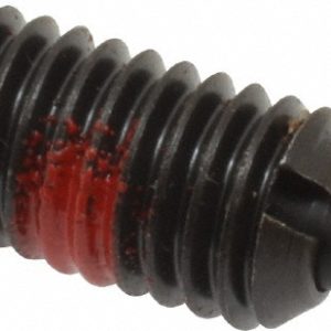 JERGENS Threaded Spring Plunger: M8 x 1.25, 16 mm Thread Length, 3.43 mm Dia, 5 mm Projection 26773