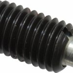 JERGENS Threaded Spring Plunger: M12 x 1.75, 20.5 mm Thread Length, 6.3 mm Dia, 6.5 mm Projection 27175