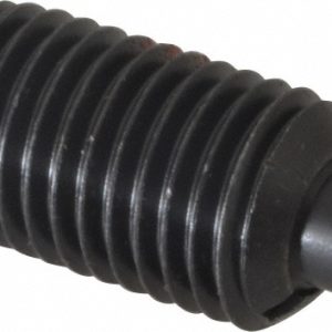 JERGENS Threaded Spring Plunger: M16 x 2, 28.5 mm Thread Length, 7.87 mm Dia, 8 mm Projection 26777