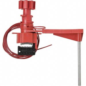 BRADY Pneumatic Lockout: 2 Padlocks Max, 0.39" Max Shackle Dia 51392