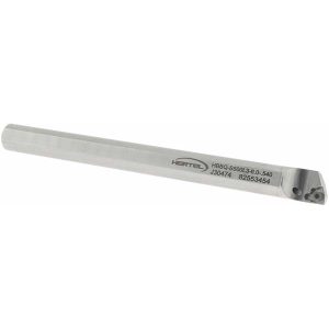 HERTEL Indexable Boring Bar: HBBQ-S500L3-6.0-.540, 0.5400" Min Bore, Left Hand, Steel H08614877