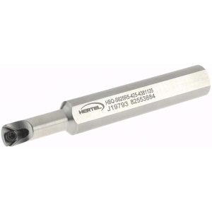 HERTEL Indexable Boring Bar: HBQS625R5-425-4381125, 0.4380" Min Bore, Right Hand, Steel H59869966