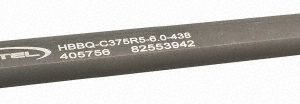 HERTEL Indexable Boring Bar: HBBQ-C375R5-6.0-438, 0.4380" Min Bore, Right Hand, Solid Carbide H59870113