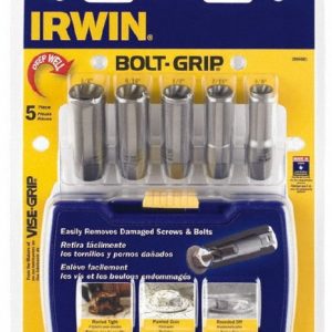 IRWIN Bolt & Screw Extractor: 5 Pc 3094001