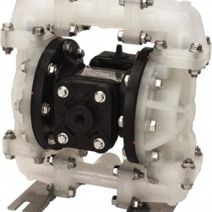SANDPIPER Air Operated Diaphragm Pump: 1/2" NPT, Polypropylene Housing S05B2PBPPNS000.