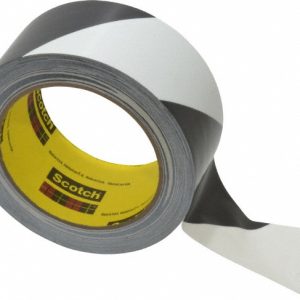 3M Floor & Aisle Marking Tape: 2" Wide, 108' Long, 5.4 mil Thick, Vinyl 7000048413