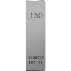 MITUTOYO Rectangle Steel Gage Block: 0.15", Grade 0 611115-531-DUP