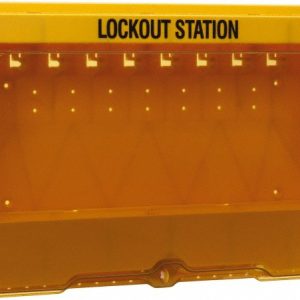 MASTER LOCK Lockout Device Station: Empty, Polycarbonate Station S1850