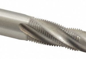 JARVIS CUTTING TOOLS Combination Drill Tap: 1/8-27, 4 Flutes, High Speed Steel R859408-S