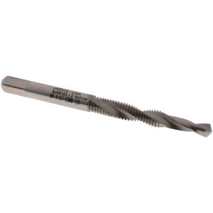 JARVIS CUTTING TOOLS Combination Drill Tap: D4, 6H, 2 Flutes, High Speed Steel G837387-S