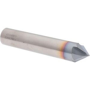 ACCUPRO Chamfer Mill: 3/4" Dia, 4 Flutes, Solid Carbide 2500119