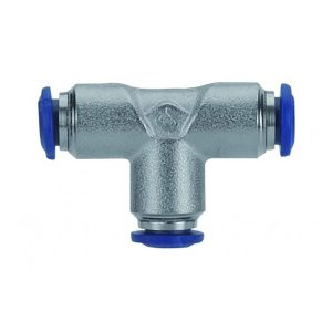 AIGNEP USA Push-to-Connect Tube x Tube Fitting: Union Tee, 1/4" OD 88230-04