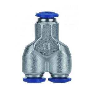 AIGNEP USA Push-to-Connect Tube x Tube Fitting: Union Y, 1/4" OD 88310-04