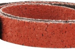 3M Abrasive Belt: 1/2" Wide, 24" Long, 40 Grit, Ceramic 7000118445