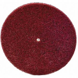 3M Deburring Disc: 6" Dia, 1/2" Hole, Very Fine Grade, Aluminum Oxide 7010294767