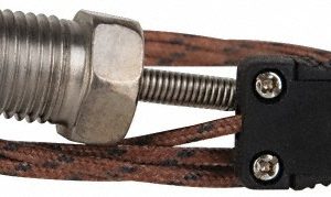 THERMO ELECTRIC Thermocouple Probe: Type J, Pipe Plug Probe, Grounded SF050-306