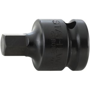 STAHLWILLE Impact Hex & Torx Bit Sockets; Drive Size (Inch): 3/8 ; Hex Size (mm): 5.00 ; Bit Length (Decimal Inch): 0.6000 ; Overall Length (Decimal Inch): 1.5000 ; Overall Length (Inch): 1-1/2 ; Material: Steel 23050005