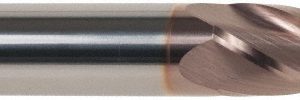 SGS Square End Mill: 7/64" Dia, 3/8" LOC, 4 Flute, Solid Carbide 39013