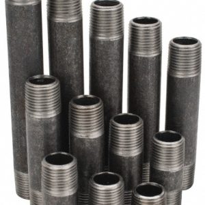 ANVIL 66 Piece, 1/2" Pipe, Black Finished Steel Pipe Nipple Set 0334000403