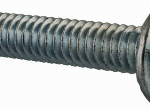 VALUE COLLECTION Serrated Flange Bolt: 1/4-20 UNC, 1-1/2" Length Under Head, Fully Threaded 825206MSC