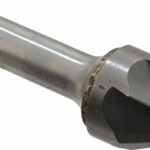 HERTEL Countersink: 1" Head Dia, 60.00 deg Included Angle, 6 Flute, Solid Carbide, Right Hand Cut 336-010050