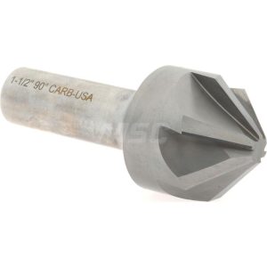 HERTEL Countersink: 1-1/2" Head Dia, 90.00 deg Included Angle, 6 Flute, Solid Carbide, Right Hand Cut 336-012070