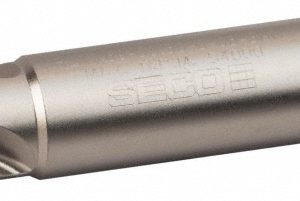 SECO 1/2" Cut Diam, 0.197" Max Depth, 1/2" Shank Diam, Cylindrical Shank, 2.362" OAL, Indexable Square-Shoulder End Mill 02694887