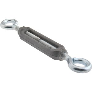 CHICAGO HARDWARE & FIXTURE 144 Lb Load Limit, 3/8" Thread Dia, 2-7/8" Take Up, Aluminum Eye & Eye Turnbuckle 05120-0