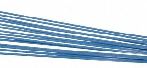 THOMAS & BETTS Metal Detectable Cable Tie: Stainless Steel Barb, 14.2" Long, Blue, Nylon & Polyamide TY528M-NDT