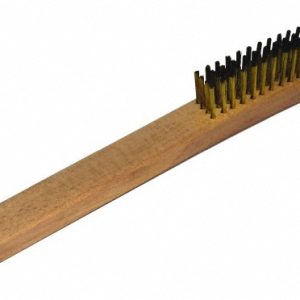 GORDON BRUSH Plater Brush, Rows, 19 Columns, Brass 414B006G