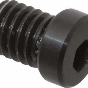 MITEE-BITE 3/8-16, 1/2" Length, Carbon Steel, Black Oxide Finish, Cam Clamp Screw 10470