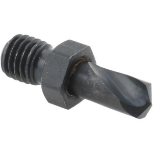 HERTEL Threaded Shank Drill Bit: #10, 135 &deg; Point, 1/4-28 Shank, High Speed Steel 953HS10ST-209
