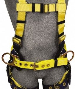 DBI-SALA 420 Lb Capacity, Size L, Full Body Construction Safety Harness 7100232003
