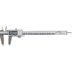MITUTOYO Electronic Caliper: 300.00 mm, 12", 0.01 mm, 0.0005" Resolution, +/-0.03 mm, +/-0.0015" Accuracy, Data Output, Stainless Steel 500-764-20