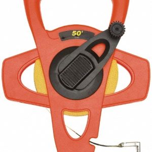 LUFKIN Tape Measure: 50' Long, 1/2" Width, Yellow Blade FE050