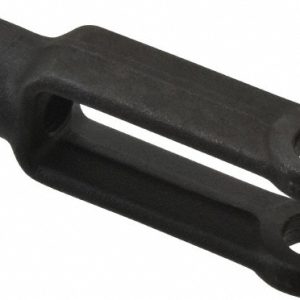 GIBRALTAR 7/16-20 Thread, 1" Yoke Width, Carbon Steel, Tapped Yoke P69120-BGB
