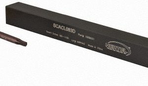 HERTEL Indexable Turning Toolholder: SCACL083D 1/2" SHANK, Screw 1000031
