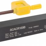 HERTEL Indexable Turning Toolholder: SCACR103B 5/8" SHANK, Screw 1000033