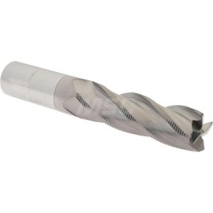 ACCUPRO Roughing End Mill: 1" Dia, 4 Flutes, Single End, Solid Carbide 2500046