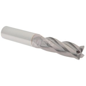 ACCUPRO Roughing End Mill: 3/4" Dia, 4 Flutes, Single End, Solid Carbide 2500112