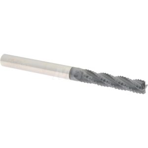 ACCUPRO Roughing End Mill: 1/4" Dia, 4 Flutes, Single End, Solid Carbide 2500069