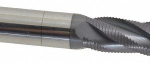 ACCUPRO Roughing End Mill: 5/8" Dia, 4 Flutes, Single End, Solid Carbide 2500072