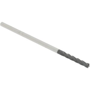 ACCUPRO Corner Chamfer End Mill: 1/8" Dia, 3/4" LOC, 4 Flute, 0.0100" Chamfer Width, Solid Carbide 95168488